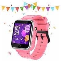 Retysaz Kids Smart Watch 24 Game Smart Watch for kids Pedometer 2 HD Cameras Fashion Smartwatches for Children 314 Great Gifts To Girls Boys(Pink)