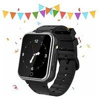 Retysaz Kids Smart Watch 24 Game Smart Watch for kids Pedometer 2 HD Cameras Fashion Smartwatches for Children 314 Great Gifts To Girls Boys(Black)