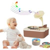 Retysaz Kids Phonograph with 99 Cards, story music player for kids 312 Musical Sensory Toy for boy girl,toddler PreKindergarten toy Early Childhood