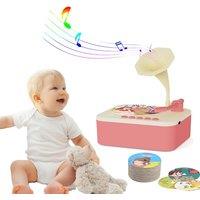 Retysaz Kids Phonograph with 99 Cards, Story Music Player for Kids 312 Musical Sensory Toy for boy Girl,Toddler Audio PreKindergarten Toy Early Chil