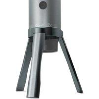 CONQUECO Portable Coffee Machine Stand: Removable Aluminum Holder Compatible Portable Espresso Machine, Small, silver, PCM020S