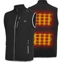 PROSmart Heated Vest Polar Fleece Lightweight Heated Gilet with USB Battery, Unisex    XL
