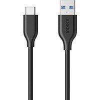 Anker USB C Cable, Powerline USB 3.0 to USB C Charger Cable with 56k Ohm Pullup Resistor for iPhone 17/16/15, iPad Pro, Samsung Galaxy, and More (Bla