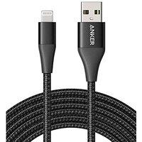 Anker 551 USB-A to Lightning Cable (10ft), MFi Certified iPhone Charging Cable for iPhone 14 Plus 14 14 Pro Max 13 13 Pro 12 11 X XS XR (Charger Not I