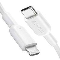 Anker USB C to Lightning Cable, 321 USBC to Lightning Cable (3ft,White), MFi Certified Cable for iPhone 13 Pro 12 Pro Max 12 11 X XS, AirPods Pro, Su