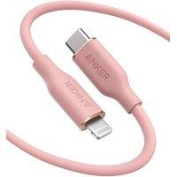 Anker PowerLine III Flow, USB C to Lightning Cable for iPhone 14 Plus 14 14 Pro Max 13 13 Pro 12 [MFi Certified, 6ft, Coral Pink] Supports Power Deliv
