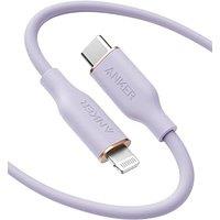 Anker PowerLine III Flow, USB C to Lightning Cable for iPhone 14 Plus 14 14 Pro Max 13 13 Pro 12 [MFi Certified, 6ft, Lilac Purple] Supports Power Del