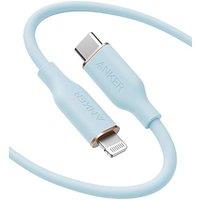 Anker PowerLine III Flow, USB C to Lightning Cable for iPhone 14 Plus 14 14 Pro Max 13 13 Pro 12 [MFi Certified, 6ft, Misty Blue] Supports Power Deliv