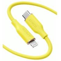 Anker PowerLine III Flow, USB C to Lightning Cable for iPhone 14 Plus 14 14 Pro Max 13 13 Pro 12 [MFi Certified, 6ft, Daffodil Yellow] Supports Power