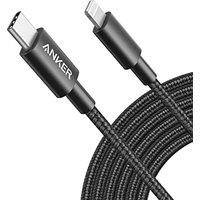 Anker USB C to Lightning Cable New Nylon (10ft, MFi Certified) for iPhone 14/14 Pro/13/13 Pro/12 Pro Max /12/11 /X/XS/XR/ 8 Plus/AirPods Pro, Supports
