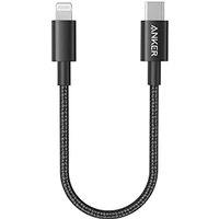 Anker USB C to Lightning Cable New Nylon (1ft, MFi Certified) for iPhone 14/14 Pro/13/13 Pro/12 Pro Max /12/11 /X/XS/XR/ 8 Plus/AirPods Pro, Supports