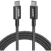 Anker USB C to USB C Charger Cable (6ft/1.8m Nylon), 100W USB 2.0 Type C fast Charging Cable for MacBook Pro, iPhone 17/16/15, iPad Pro, Samsung Galax