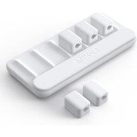 Anker Magnetic Cable Holder, 5 Clips for Lightning, USBC, Micro Cables, Sticks to Wood, Marble, Metal, Glass (White, 88.43mm)