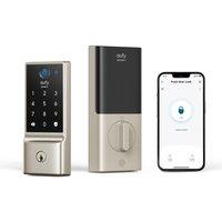 eufy Security Smart Lock C220, Fingerprint Keyless Entry Door Lock, Builtin WiFi, App Remote Control, Front Door Smart Deadbolt, IP53 Waterproof, 8