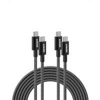 Anker 333 USB C to USB C Charger Cable (10ft 100W, 2-Pack), USB 2.0 Long Cable Fast Charging Cable for MacBook Pro, iPhone 17/16/15, iPad Pro, Samsung