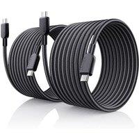 Anker USB C to USB C Cable (2Pack, 10FT),240W Type-C Fast Charging Cord for MacBook Pro, iPhone 17/16/15, iPad Pro, Samsung Galaxy,and More (Black) 3M
