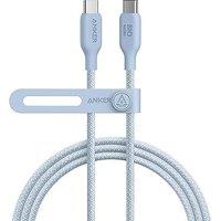 Anker 543 USB C to USB C Cable (240W, 6ft), USB 2.0 Bio-Nylon Charging Cable for iPhone 17/16/15, iPad Pro, Samsung Galaxy, MacBook Pro,and More(Misty