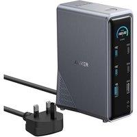 Anker Prime Charging Docking Station, 14-Port with 160W Max Output and Built-In GaN AC-DC Power, 10Gbps Data Transfers, Real-Time Smart Interface, Dua