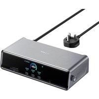 Anker Prime Docking Station (DL7400), 14-Port Triple Display with DisplayLink, 140W Max, Smart Display, Triple 4K 60Hz, Cooling Fan, for macOS and Win