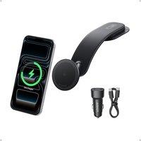 Anker Nano Wireless Car Charger (Pad), 15W Qi2-Certified Fast Charging Car Charger with Adjustable Mounting Arm, Ultra-strong Magnetic Hold, 360 Adj