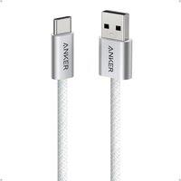 Anker Zolo USBA to USBC Charger Cable, 1 m Durable Braided TypeC Fast Charging Cable with Slim Connector, Seamless CarPlay, For iPhone 17/16/15, iP