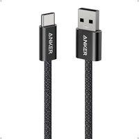 Anker Zolo USB-A to USB-C Charger Cable, 1 m Durable Braided Type-C Fast Charging Cable with Slim Connector, Seamless CarPlay, For iPhone 17/16/15, iP