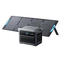 Anker SOLIX C1000 Gen 2 Portable Power Station with 200W Solar Panel, 2,000W (Peak 3,000W) Solar Generator, Full Charge in 49 Min, 1,024Wh LiFePO4 Bat