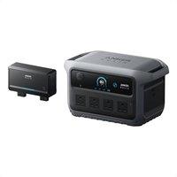 Anker SOLIX C2000 Gen 2 Portable Power Station with Alternator Charger, 2400W (Peak 4000W) Solar Generator, 2048Wh LiFePO4 Battery, Fast Charge 100% i