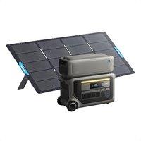 Anker SOLIX F3000 Portable Power Station, BP3000 Expansion Battery, and 400W Solar Panel, 3,072Wh, 3,600W, 230V Output, 2,400W Recharging, for Camping