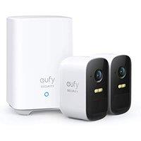 eufy Security eufyCam 2C 2Cam Kit Security Camera Outdoor Wireless Home Security System with 180Day Battery Life, HomeKit Compatibility, 1080p HD, I