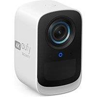 eufy Security S300 eufyCam 3C Add-on Camera, Security Camera Outdoor Wireless, 4K Camera with expandable local storage, Face Recognition AI, Spotlight