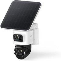 eufy Security eufyCam S4, Solar Security Camera Wireless Outdoor, Triple-Lens Bullet-PTZ Cam, 4K UHD, 360 Pan and Tilt, Auto Track, 8 Hybrid Zoom,