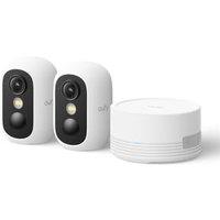 eufy Security eufyCam C35 2 Pack with HomeBase Mini, Wireless Security Indoor/Outdoor Camera, Magnetic Mount, Colour Night Vision, Subscription-Free O