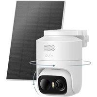 eufy Security eufyCam C37,Solar Security Camera Outdoor Wireless,360 Pan & Tilt AI Tracking,2K Security Camera,People/Pet/Vehicle Detection,Flexible