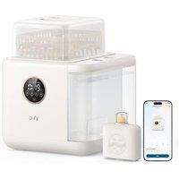 eufy Bottle Washer S1 Pro, Steriliser for Baby Bottles, Built-in Water Softener, All-in-One 3D HydroBlast Washer, 100C Steam Sterilisation, Fast Dry