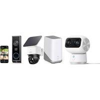 eufy Security S380 HomeBase, Indoor Cam S350 and Video Doorbell E340 Dual Cameras SoloCam S340 Dual Cameras Solar Security Camera Outdoor Wireless