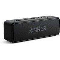 Anker Soundcore 2 Portable Bluetooth Speaker with 12W Stereo Sound, BassUp, IPX7 Waterproof, 24Hour Playtime, Wireless Stereo Pairing, Speaker for Ho