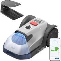 eufy New Robot LawnMower C15 without Boundary Cable with Garage, 500 m Coverage, TrueVision, No RTK, No Signal Issue, Hands-Free Auto Mapping, Anima