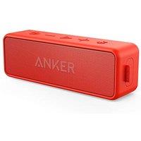 Anker Soundcore 2 Portable Bluetooth Speaker with 12W Stereo Sound, BassUp, IPX7 Waterproof, 24-Hour Playtime, Wireless Stereo Pairing, Speaker for Ho