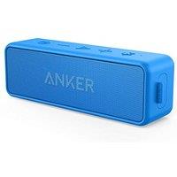 Anker Soundcore 2 Portable Bluetooth Speaker with 12W Stereo Sound, BassUp, IPX7 Waterproof, 24-Hour Playtime, Wireless Stereo Pairing, Speaker for Ho