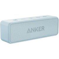 Anker Soundcore 2 Portable Bluetooth Speaker with 12W Stereo Sound, BassUp, IPX7 Waterproof, 24-Hour Playtime, Speaker for Home, Outdoors, Travel (Whi