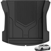 3W Car Boot Liner Custom Fit Tesla Model 3 20172023,TPE Trunk Mat Protector for Dog Pet,All Weater Waterproof Nonslip,UKCA Quality Certification,Car