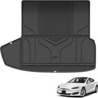 3W Tappetino per Bagagliaio Tesla Model S 20222024, Impermeabile Tappeto bagagliaio Posteriore Protezione in TPE, Vasca Baule per Tesla Model S