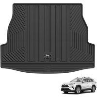 3W Boot Liner Fit for Toyota RAV4 XA50 20192024 2025 (Includes Hybrid), TPE All Weather Custom Boot Car Mat, Waterproof, AntiSlip, Easy to Clean, Bo