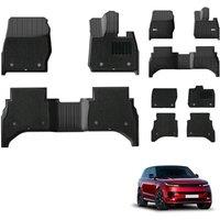 3W Double Layer Floor mats Fit for Range Rover Sport 20232025 & Range Rover SE/HSE 20222025, All Weather TPE Floor Liner with Carpets, Waterproof An