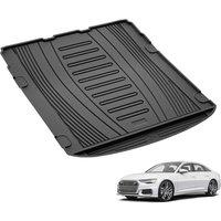 3W Boot Liner Fit for Audi A6 Fifth C8/4K 20182024, All Weather Thorex Heavy Duty Trunk Mats for A6,Pet Dog Friendly Car Boot Mat Cover Watetproof