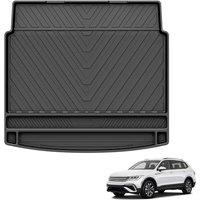 3W Boot Liner Fit for 20192024 Volkswagen Tiguan Second AD1/AX1, All Weather Pet Dog Friendly Recyclable TPE Heavy Duty Trunk Mats, Watetproof Easy C