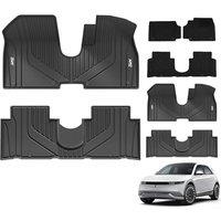 3W Car Floor Mats and Carpets Fit for Hyundai Ioniq 5 20212024, All Weather Dog Friendly TPE Car Mats, Waterproof AntiSlip Easy to Clean Quality Cer