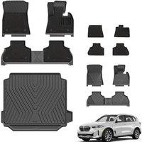 3W Floor Mats & Boot liner & Carpets Fit for BMW X5 G05 20192025, All Weather Dog Friendly TPE Liner Waterproof AntiSlip Easy Clean Heavy Duty Trunk