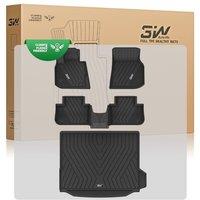 3W BMW X3 G01 2018-2024 Floor Mats and Boot Liner, Not for PHEV, Thorex All-Weather Customised Floor Mat 1-2 Rows and Boot Mat Set BMW Car Floor Mats